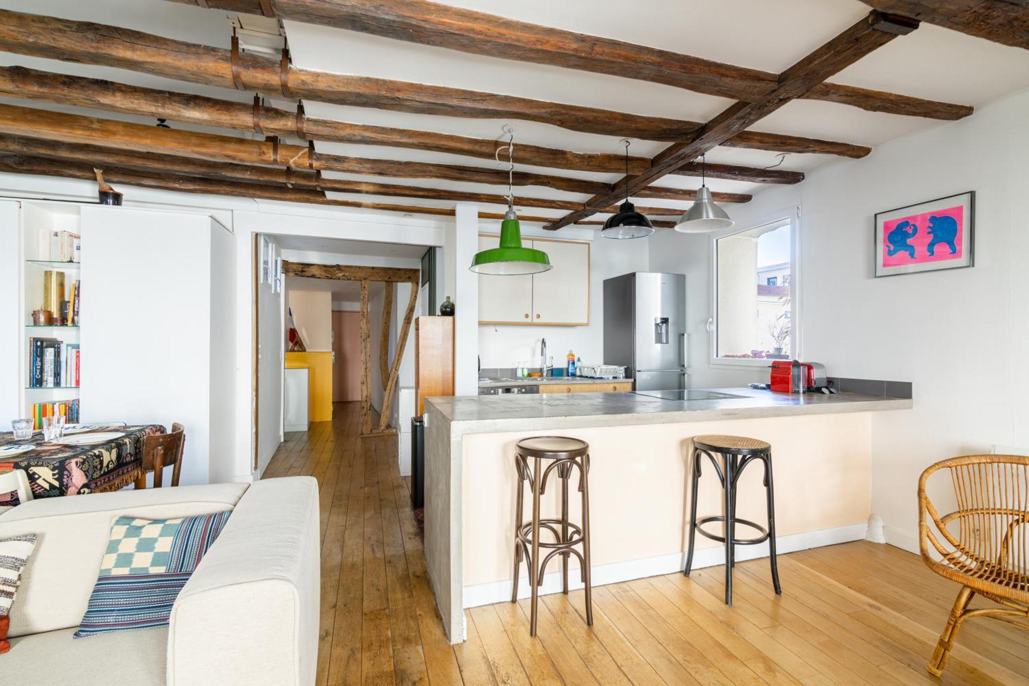 Luxurious 2 Bedroom Canal Saint Martin Saint Lazare ปารีส ภายนอก รูปภาพ