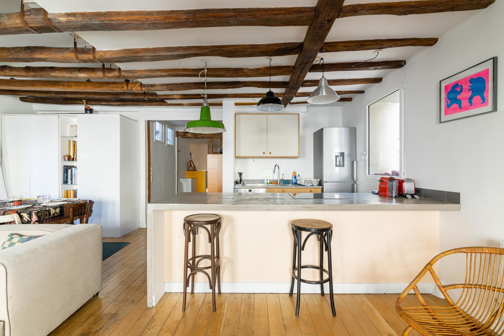 Luxurious 2 Bedroom Canal Saint Martin Saint Lazare ปารีส ภายนอก รูปภาพ