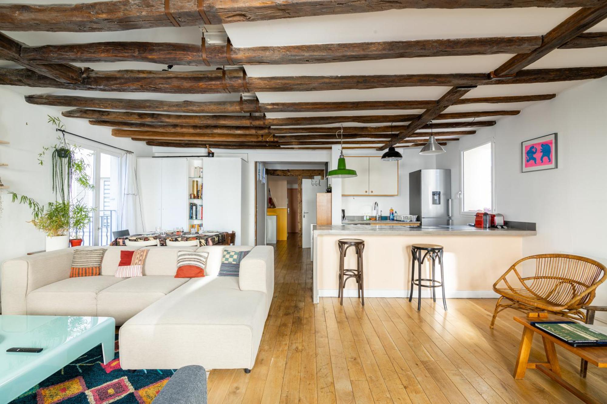 Luxurious 2 Bedroom Canal Saint Martin Saint Lazare ปารีส ภายนอก รูปภาพ